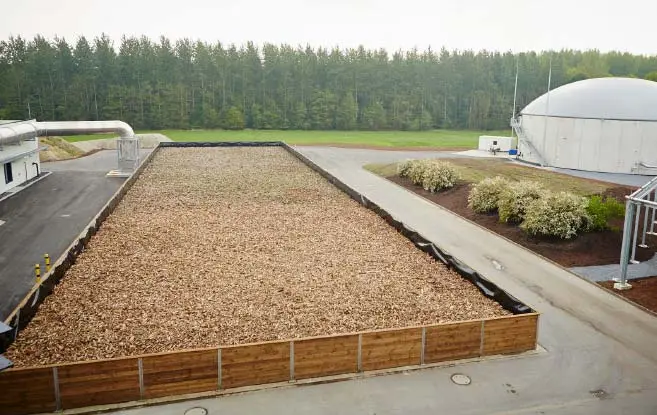 Biogas und Kompost aus industriellem Klärschlamm